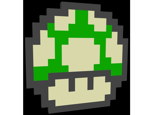 Pixel Art - Super Mario Mushroom
