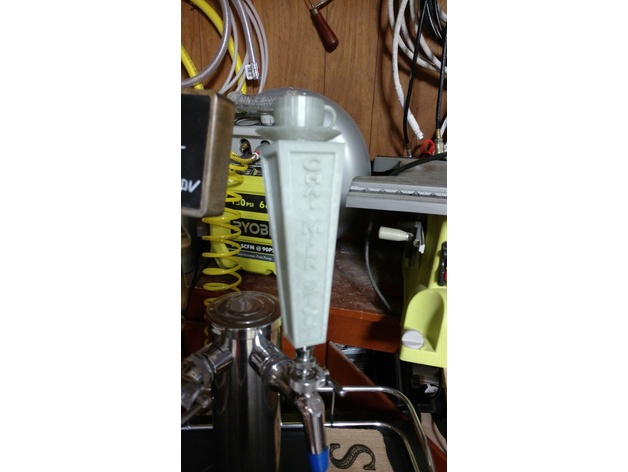 Customizable Beer Tap Handle 1 By Divreig Thingiverse