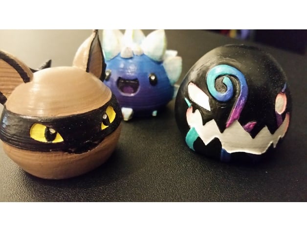 sunset Seraph Ban Slime Rancher - Hunter, Crystal & Tarr Slimes! by ChaosCoreTech -  Thingiverse