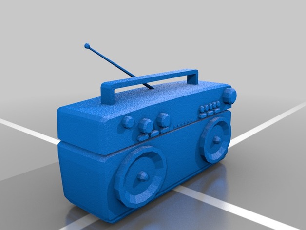 Roblox Bloxy Boom Box By Woomyunitedtoday Thingiverse - how to get the boombox in roblox backpack