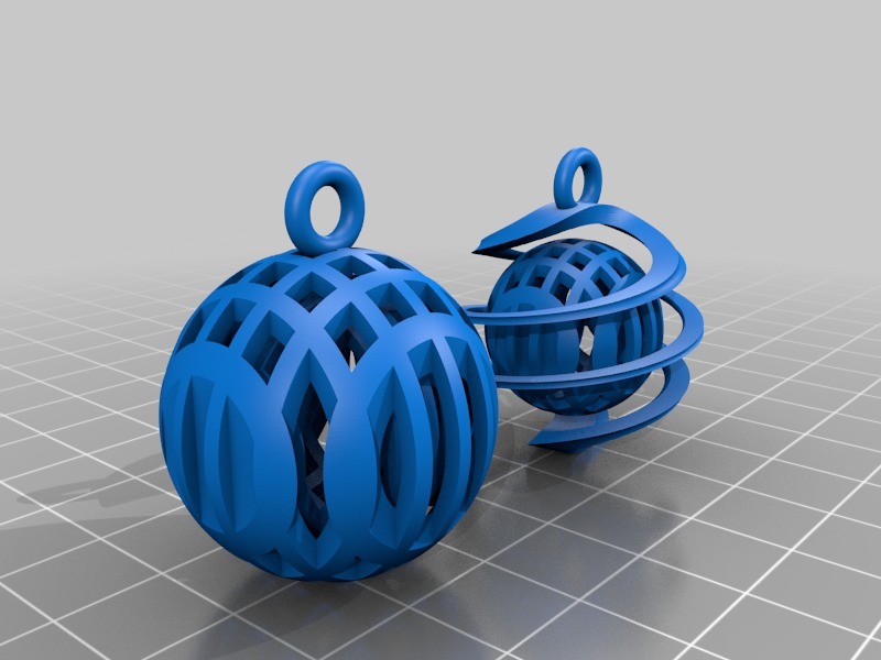Christmas ornament 3D print stress test