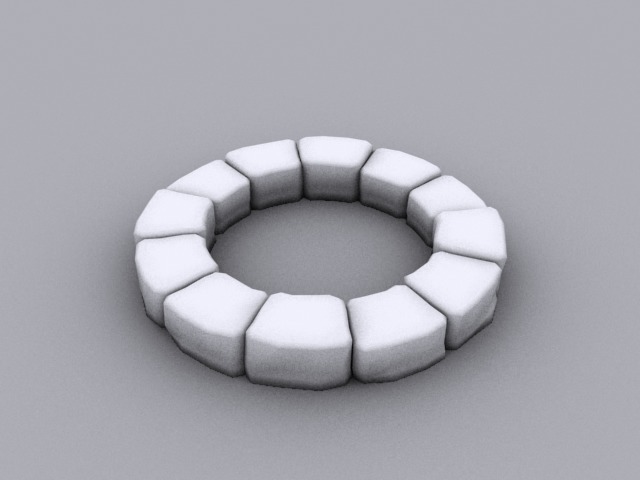 Gate ring token for eldritch board games Free 3D print model
