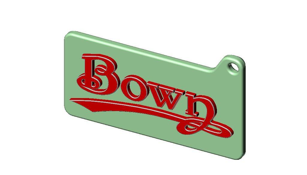 Bown motorcycle logo/keyring