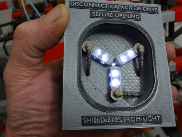 Back to the future gadget - printable 4 color Flux Capacitor by  Immaginaecrea - Thingiverse