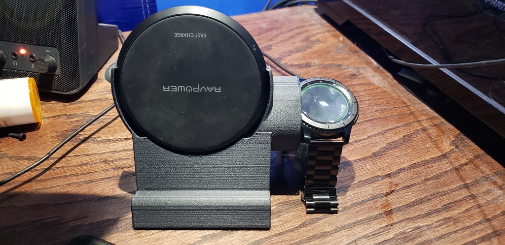 Wireless Charging Dock for Phone and Samsung Gear S3
