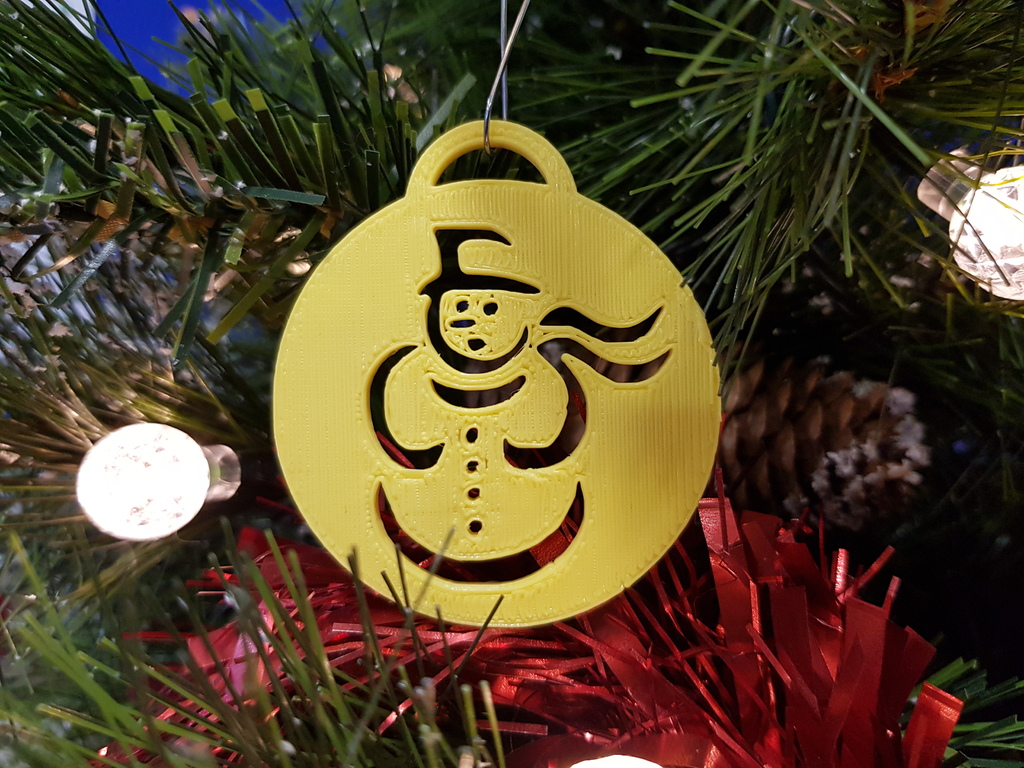 Snowman Christmas Tree Decoration