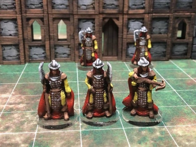 Townsfolke: Town Guard variants (28mm/32mm scale)