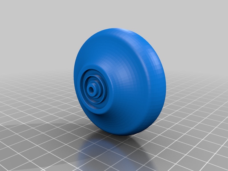 3D printed yoyo with guts (not recommended but ok)