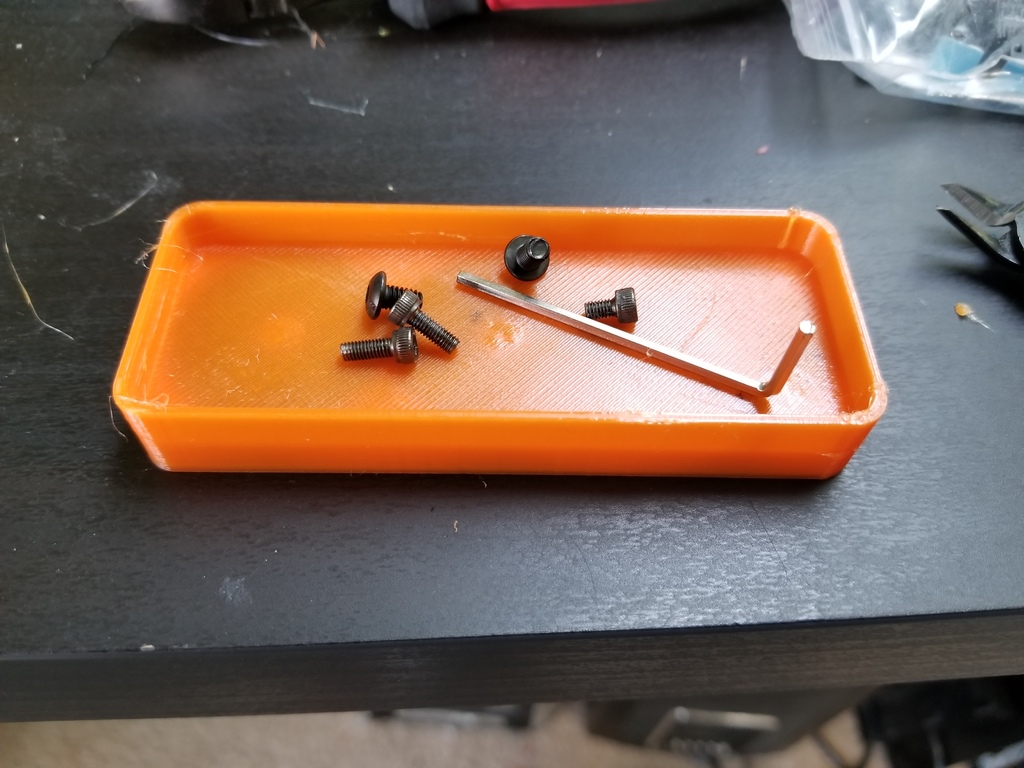 Captured Magnet Screw Tray