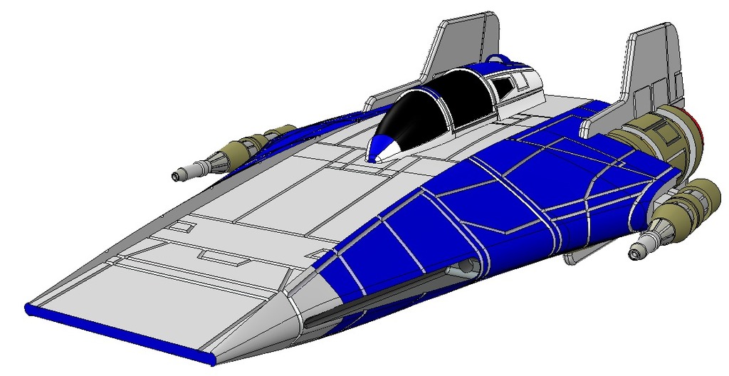 SW - RX-1 A-Wing - Ver3 1:72