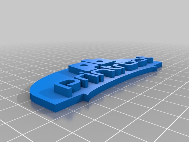 Printrbot Simple Metal Logo with front Feet only [REMIX]