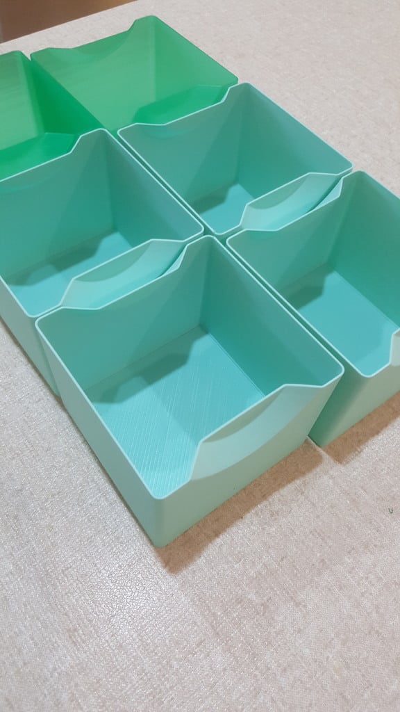 Box organisers for vase mode (spiralize outer contour in Cura)