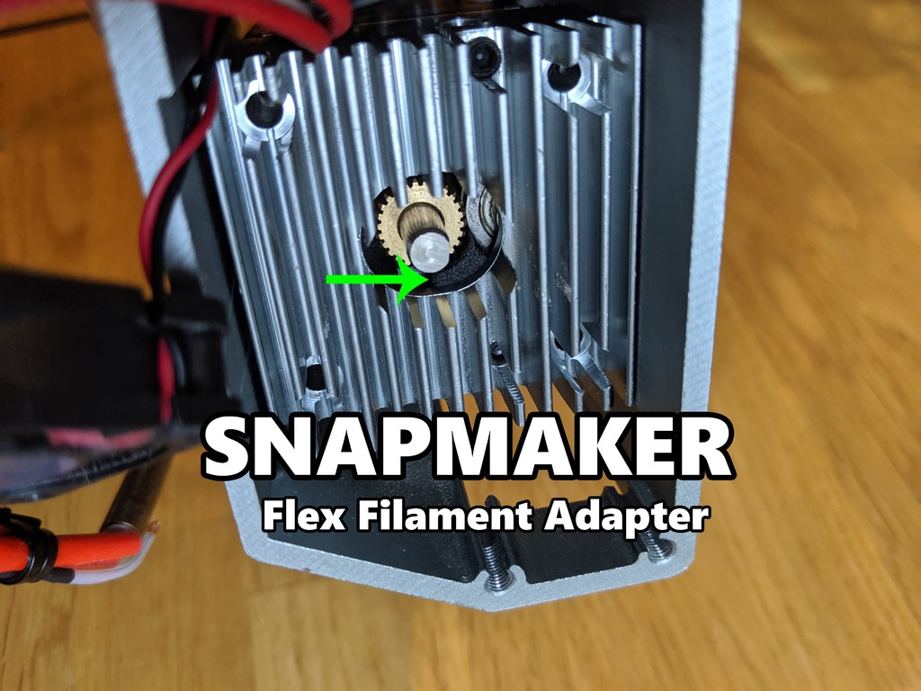Snapmaker flexible filament adapter