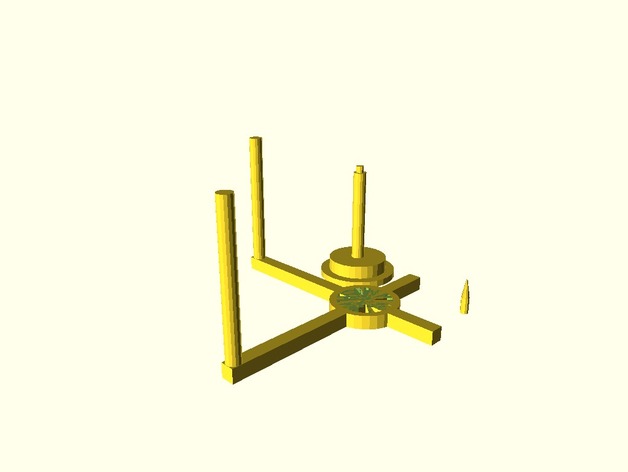 Horizontal Filament Holder (no bearing)