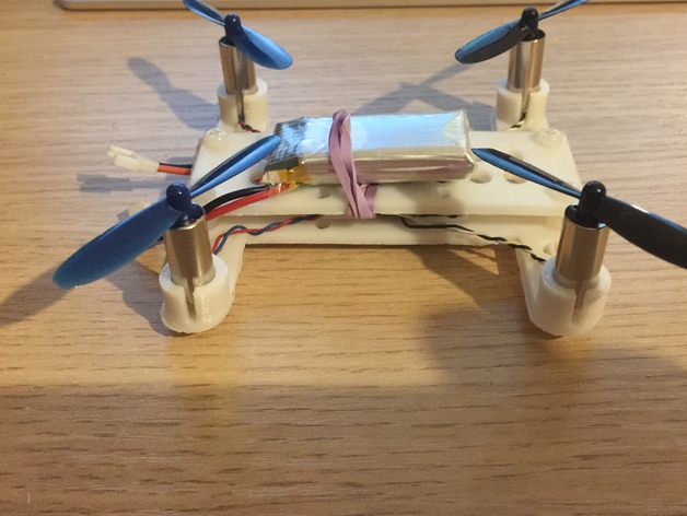 Micro Drone - ASCopter H-Frame OpenScad -Customizable