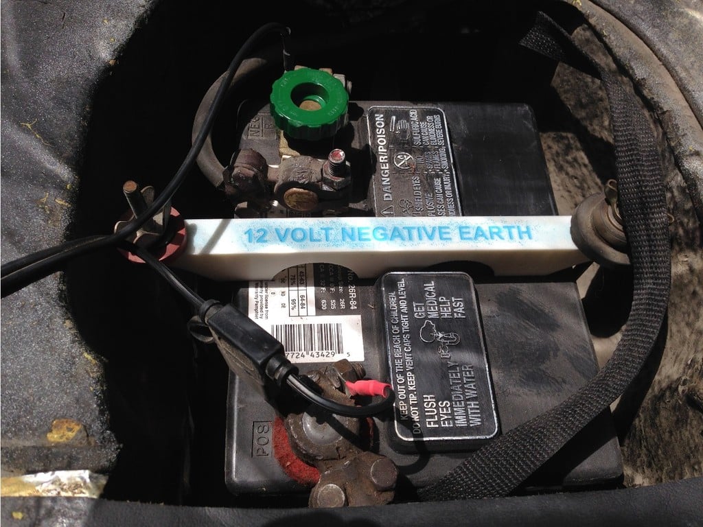 MG MGB Battery Hold Down