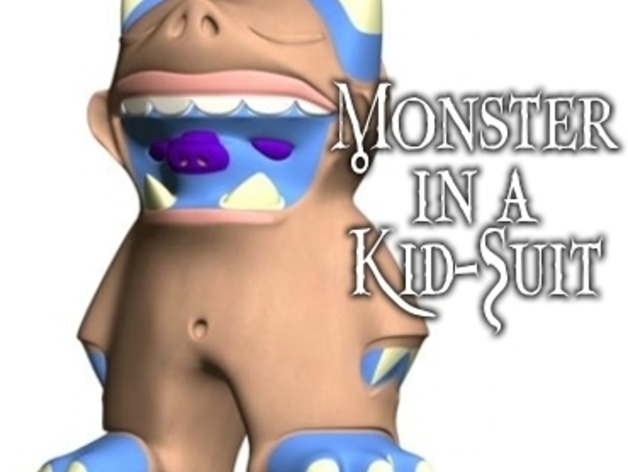 Pet Monster in a Kid-Suit