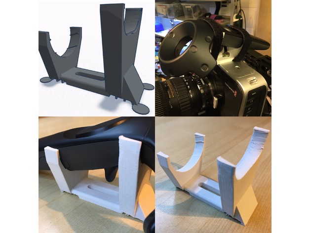 Vive Controller Camera Mount for Mixed Reality Filming