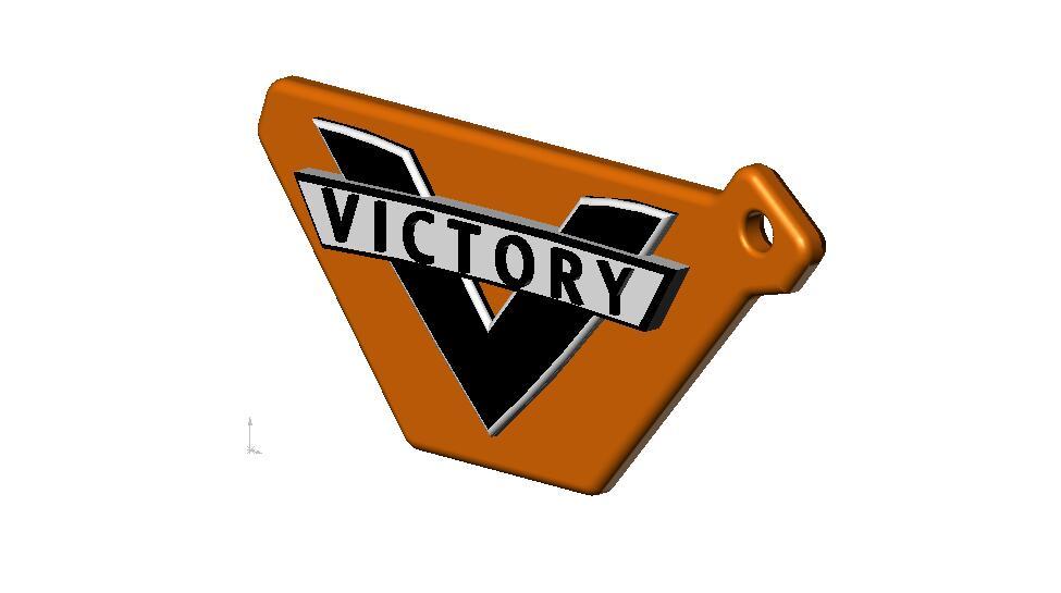 Victory logo/keyring
