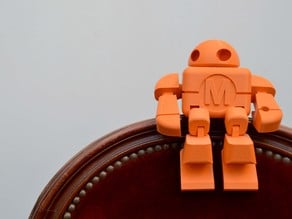 Maker Faire Robot Action Figure (Single file)