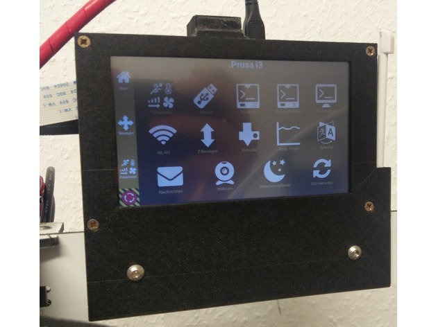 Raspberry Pi 2&3 800x480 5" XPT2046 display case [Version 1]