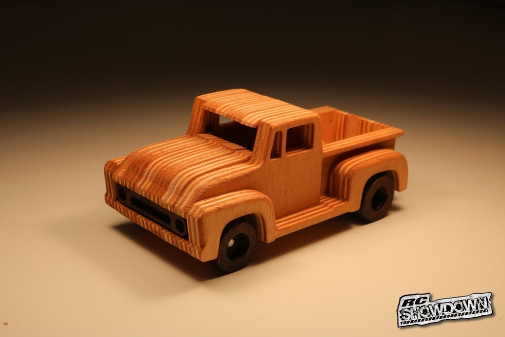 1954 Ford F100 simplified CNC model | with interior