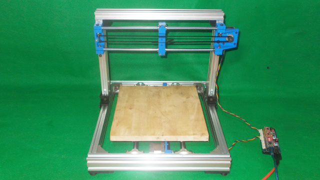 065-Homemade Router Mill CNC Laser Plotter 3D Printer Machine DIY XY Axis Slide Linear Bed Base Frame 