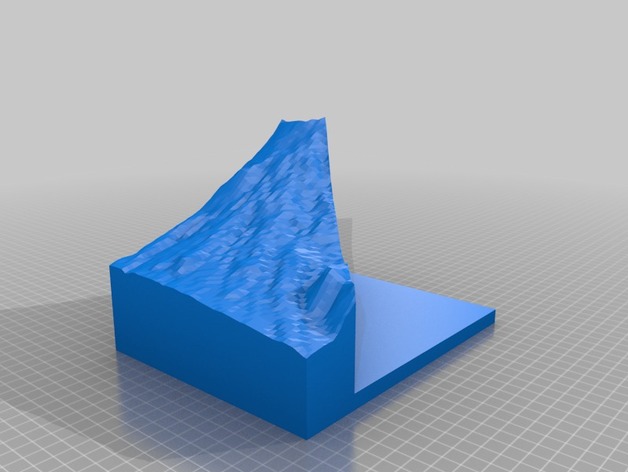 "Working" Mt St Helens Cutaway Model