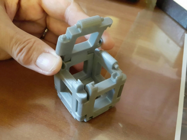 Cube à monter - cube making - puzzle