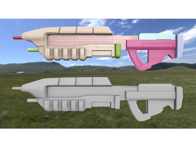 Rifle Halo (modelo: MA5C)