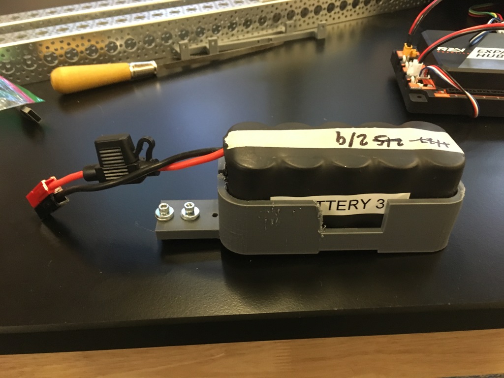 Battery Holder for Tetrix 12 volt Batteries 