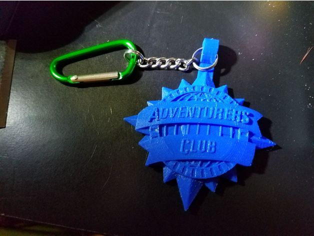 Adventurers Club keychain