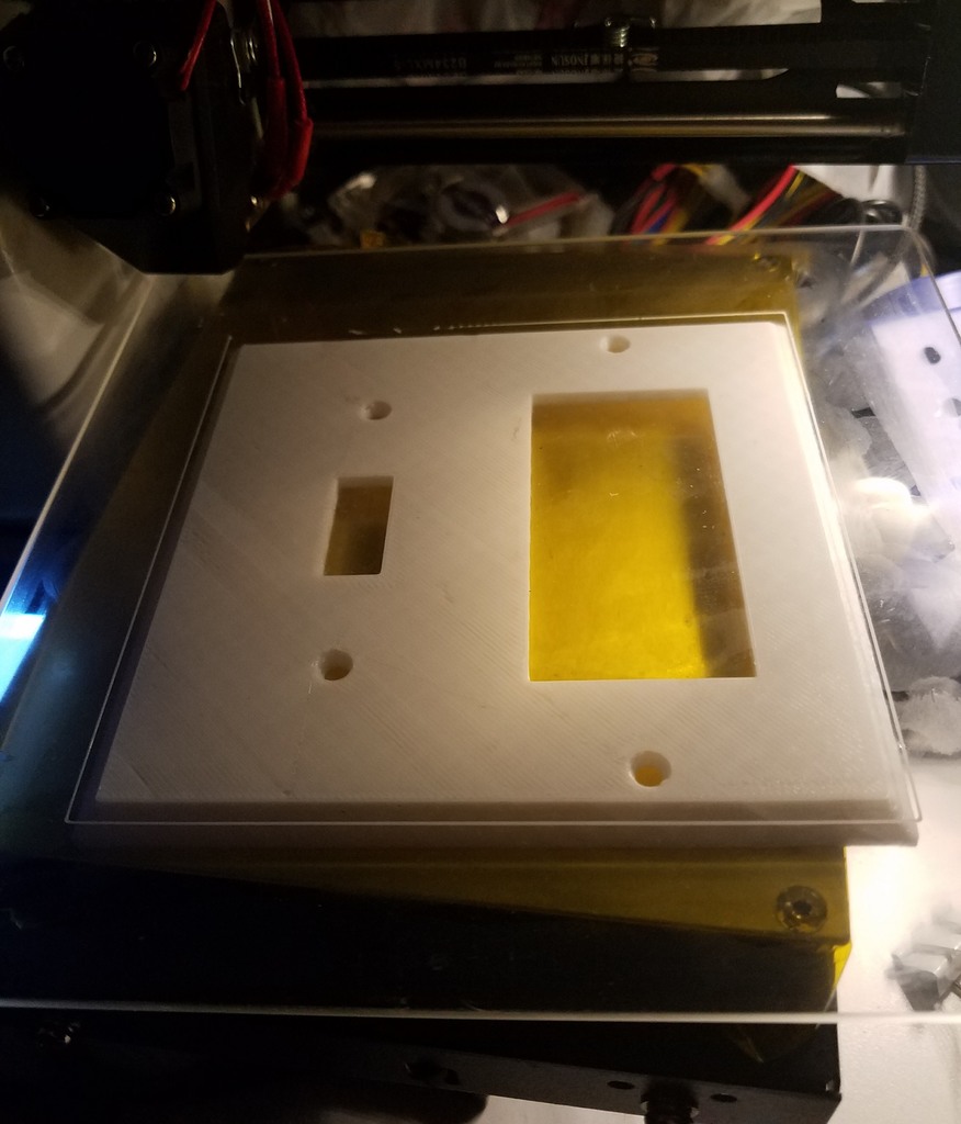 Another Switch Wall Plate - Using OpenSCAD - Customizer Not Working