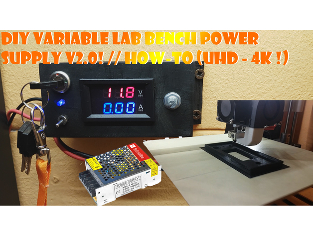 DIY variable lab bench power supply V2 0!  CASE