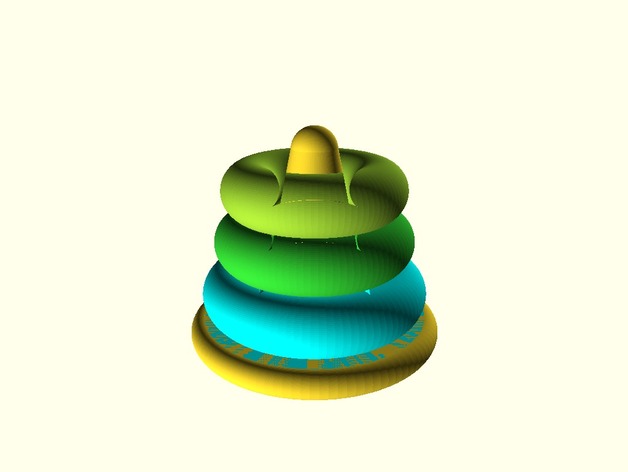 Colorful Ring Tower