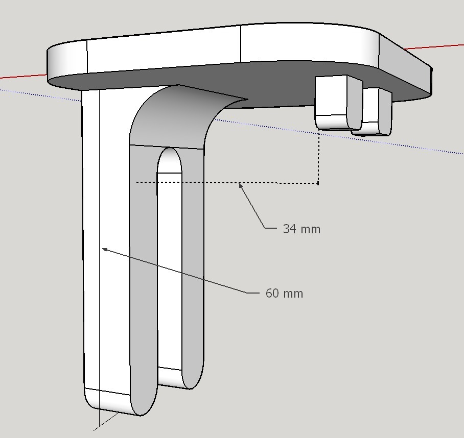 Kinect mount for LG TV