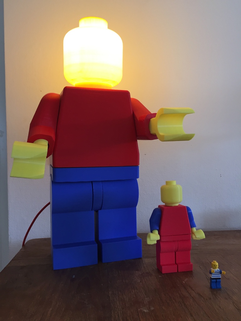Giant Lego Classic Figure lamp