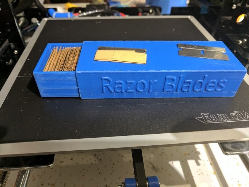 Single Edge Razor Blade Storage Box