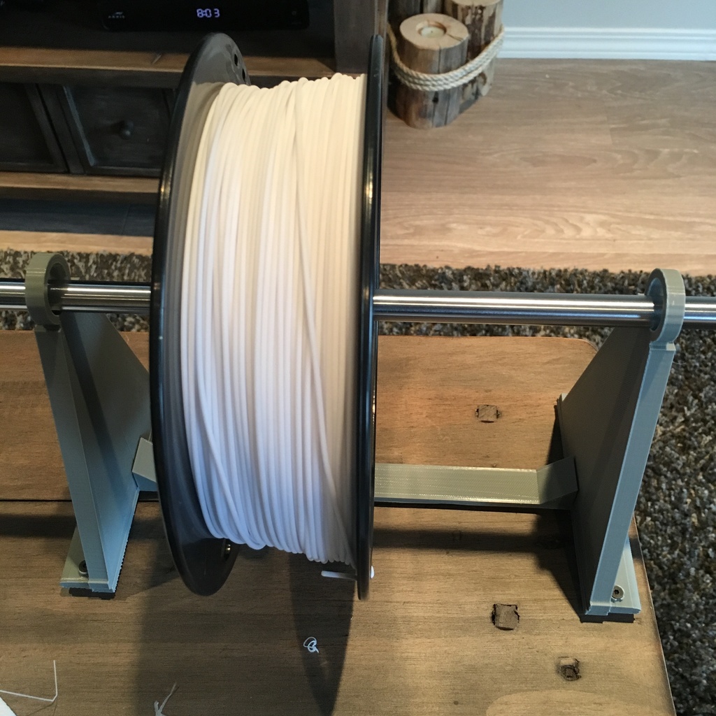 Free-Standing Wide 3D Printer Filament Spool Holder