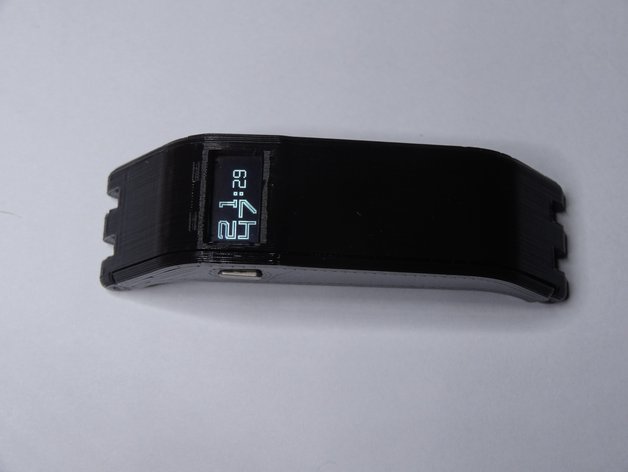 Enclosure and Wristband for FitBit Force electronics