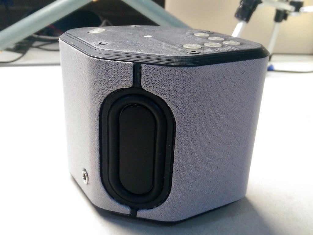 3D Printed Bluetooth Speaker with Multi-Directional Stereo Sound
