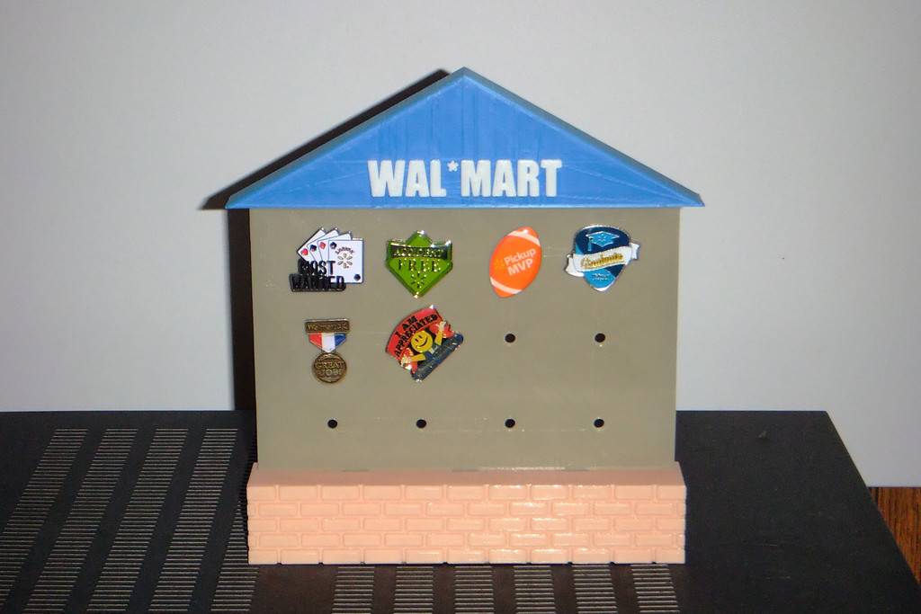 Wal*Mart Associate Appreciation Pin Display