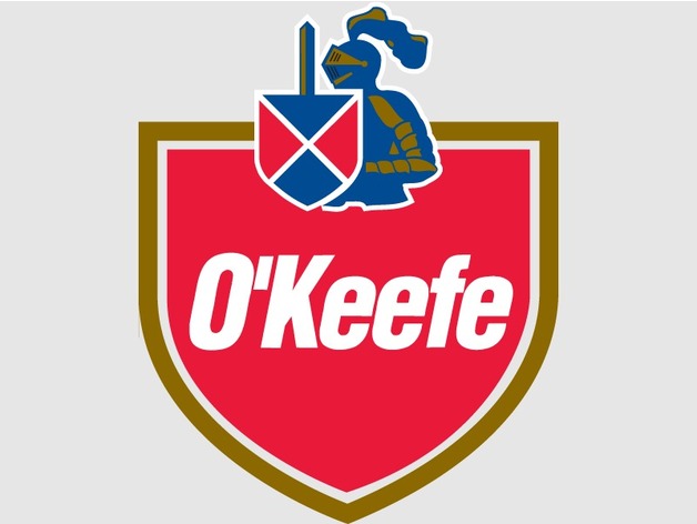 O'keefe beer plate