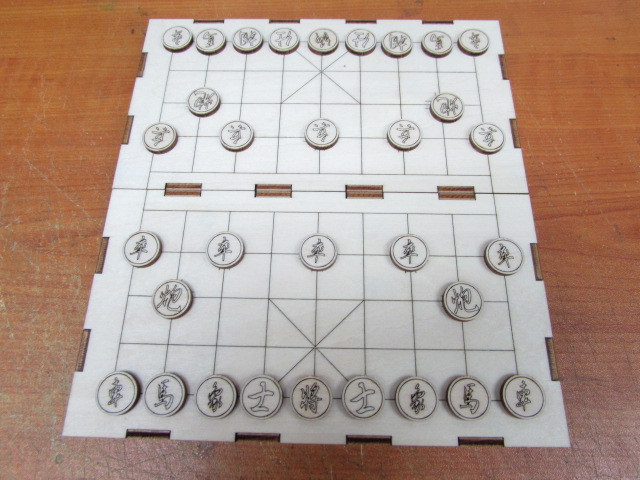 Laser Cut Travel Size Chinese Chess