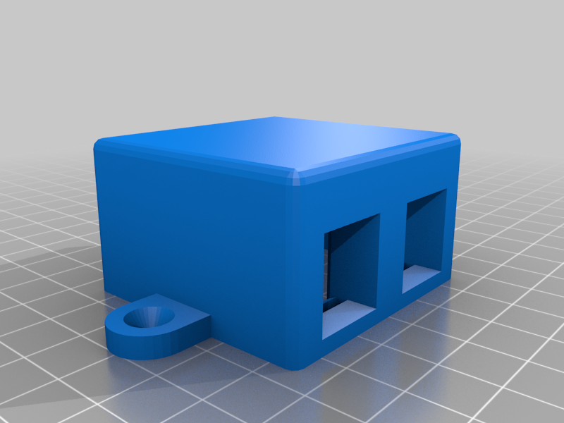 Dual RJ45 keystone wall mount