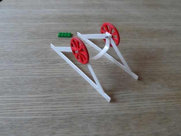 Simple landing gear for RC model aircraft