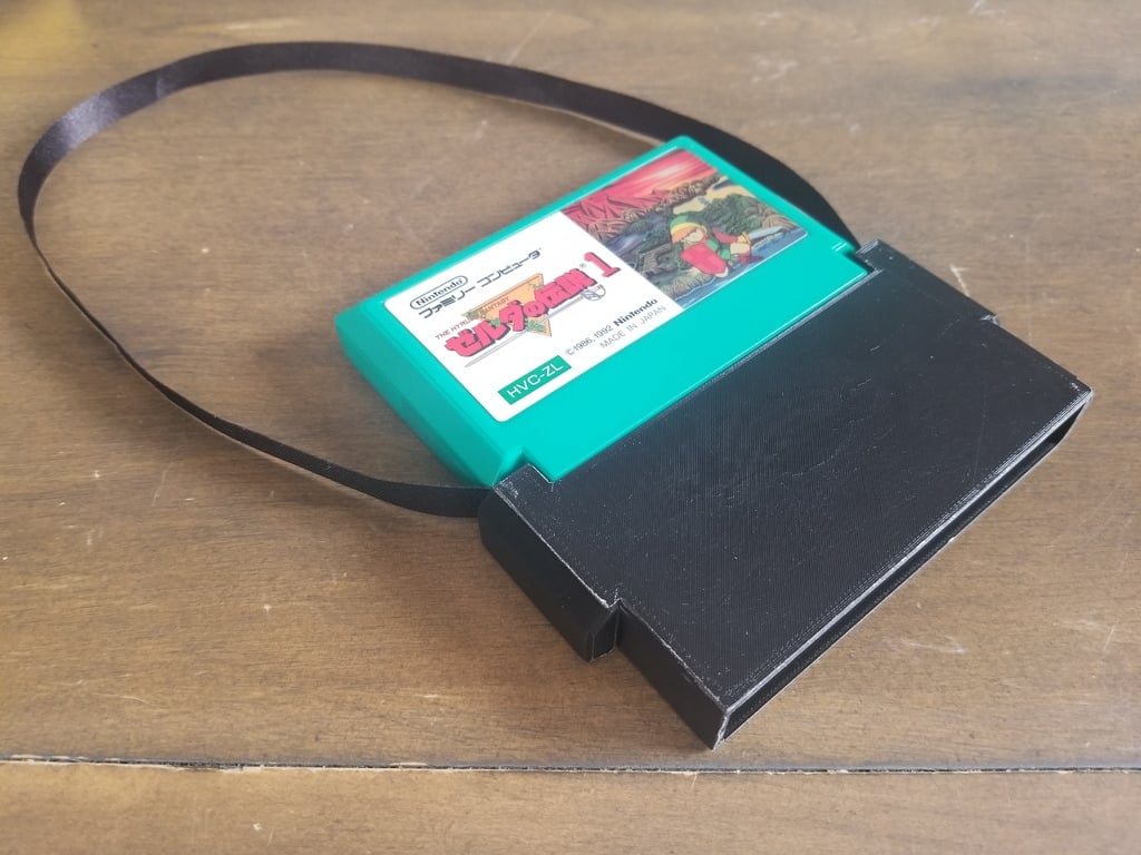 Famicom to NES Adapter Shell with Ribbon Slits