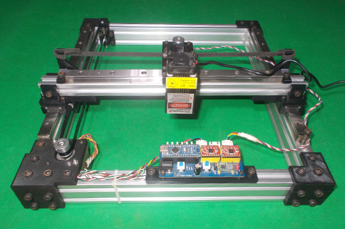 081-Homemade Laser Draw Axis Frame Free stl DIY Arduino Nano Control Board Microcontroller Case Box 