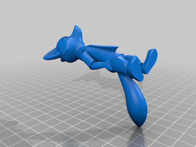 Nick Wilde With More Printable Tie