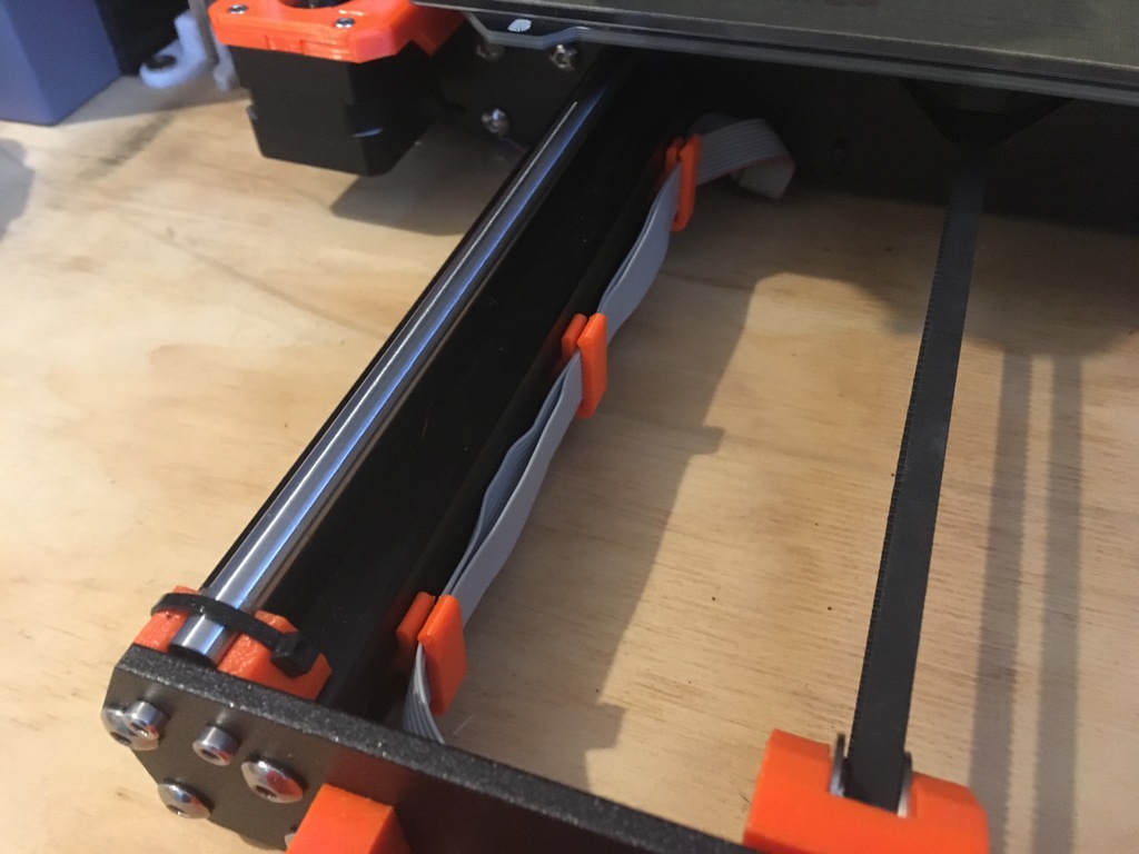 Prusa Mk3 LCD cable clips